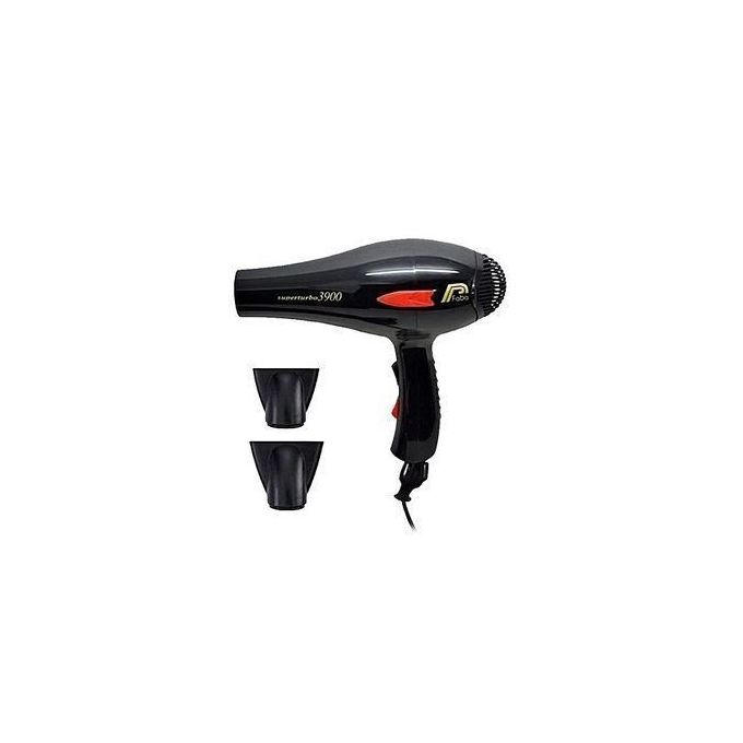 Sèchoir-cheveux noir super turbo professionnelle séchoir cheveux